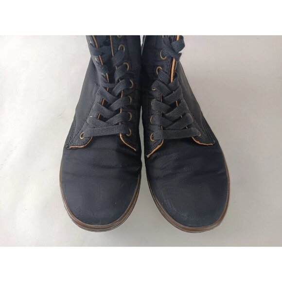 Dr Doc MARTENS HACKNEY Ankle Boots AirWair  Black Canvas Womens Sz US 6 - Picture 3 of 11